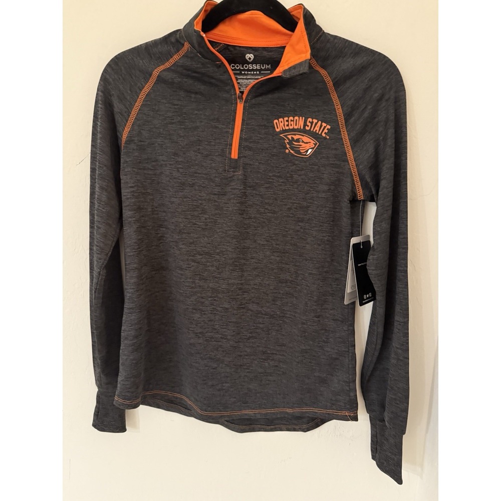Oregon State Beavers Women's Colosseum 1/4 Zip Pullover Jacket- Small -NWT